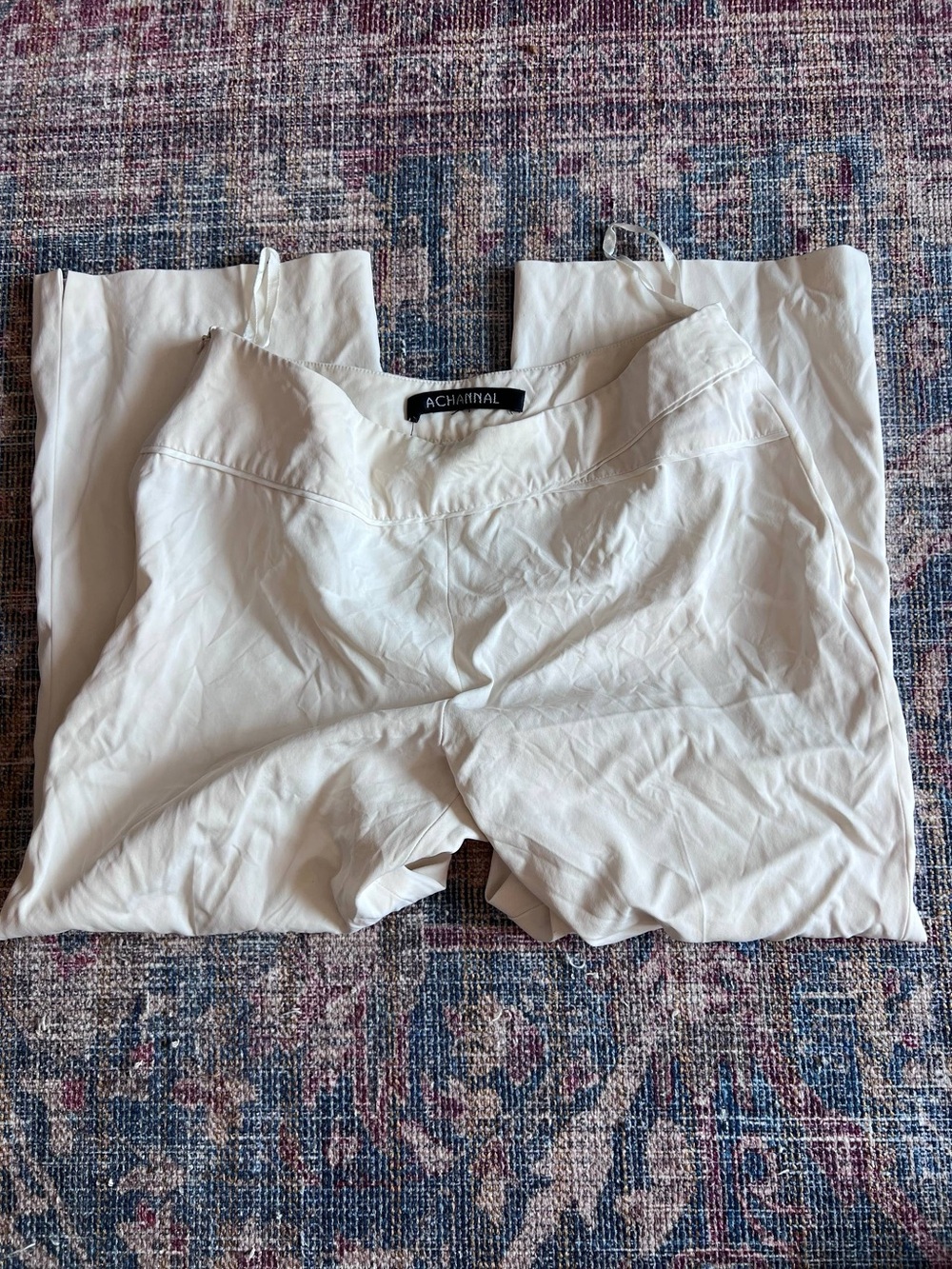 White Women's Capri- Classic Lightweight Summer